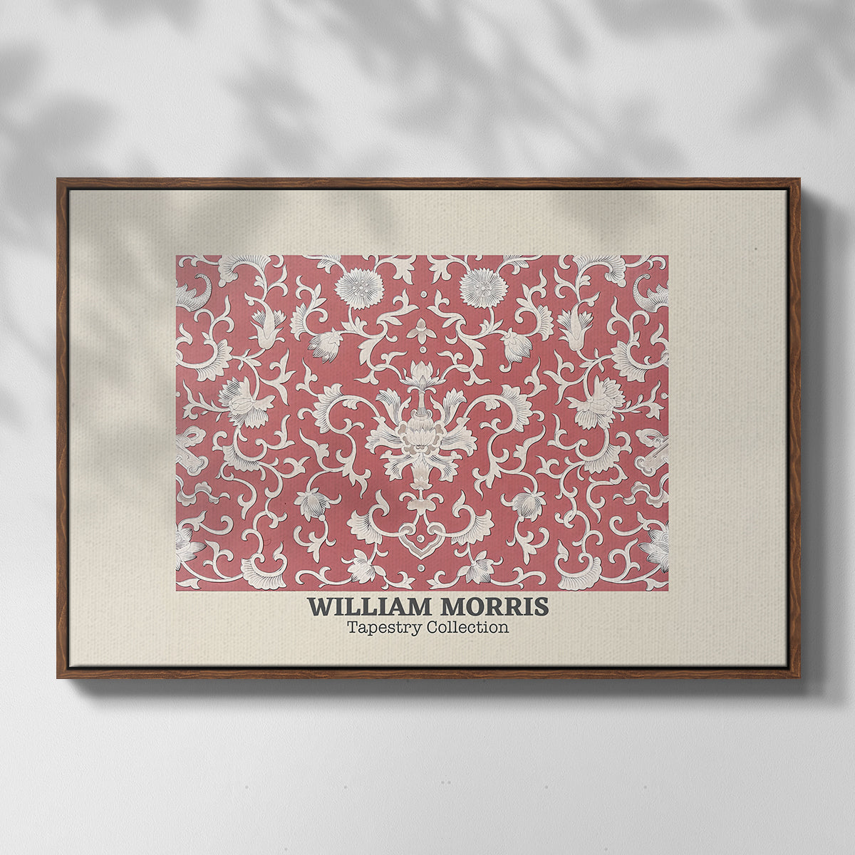 Examples of Chinese Ornament, Pl. XCV (Morris Inspired), 1867 - Floater Framed Canvas Print