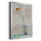 Single & Ready to Mingle - Modern Framed Canvas Print
