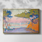 Golfe Juan, 1896 - Floater Framed Canvas Print