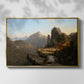 Scene from “The Last of the Mohicans”, 1827 - Floater Framed Canvas Print