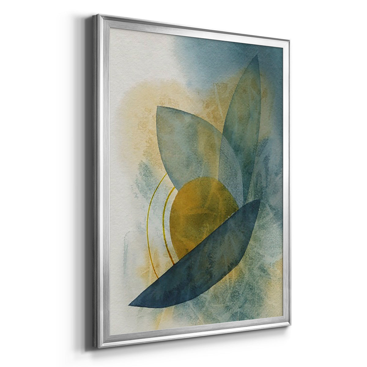 Solar Shapes II - Modern Framed Canvas Print