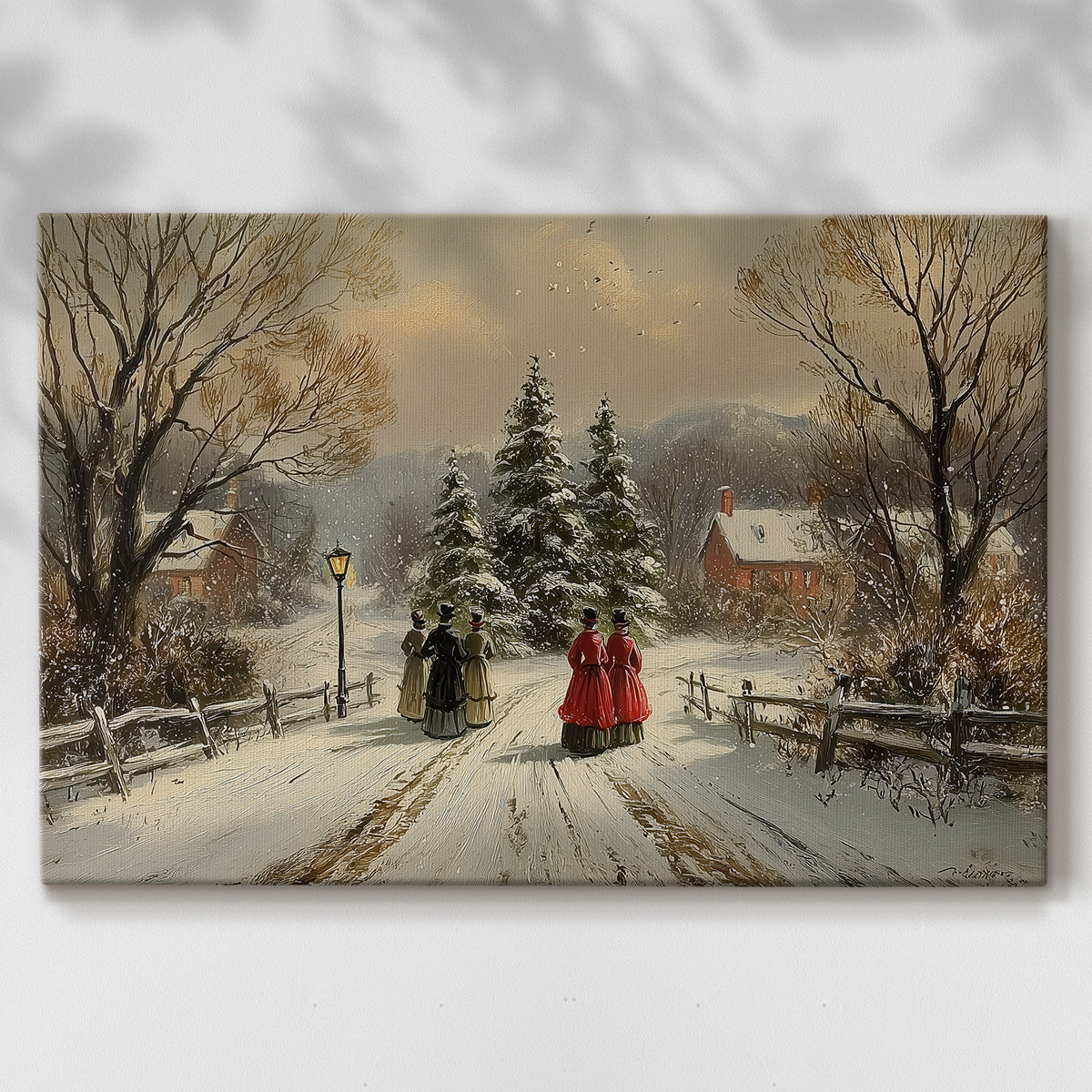 Honeyed Candle at Eve - Canvas Art Print