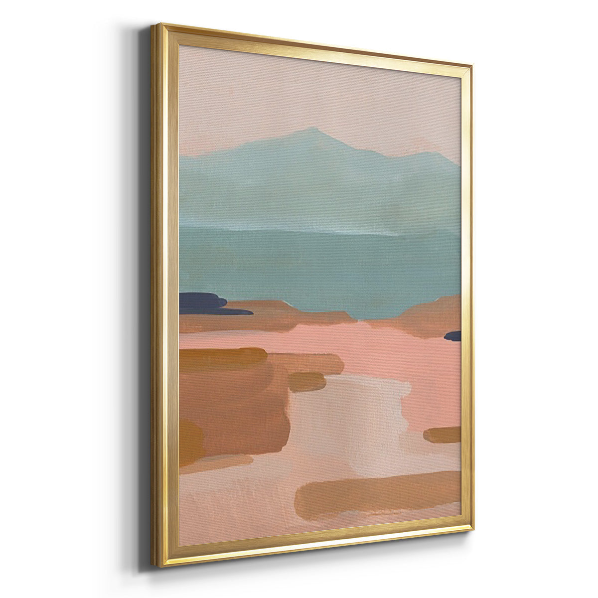 Desert Sunrise I - Modern Framed Canvas Print