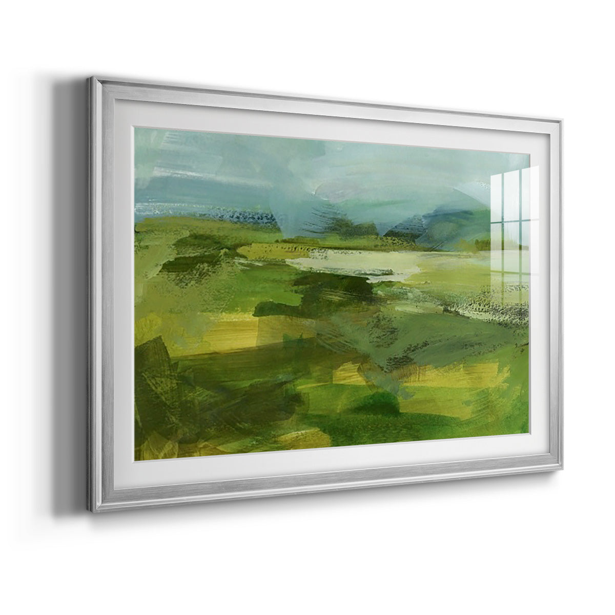 Emerald View IV Premium Framed Print - Ready to Hang