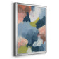 Soft Indigo Atmosphere I - Modern Framed Canvas Print
