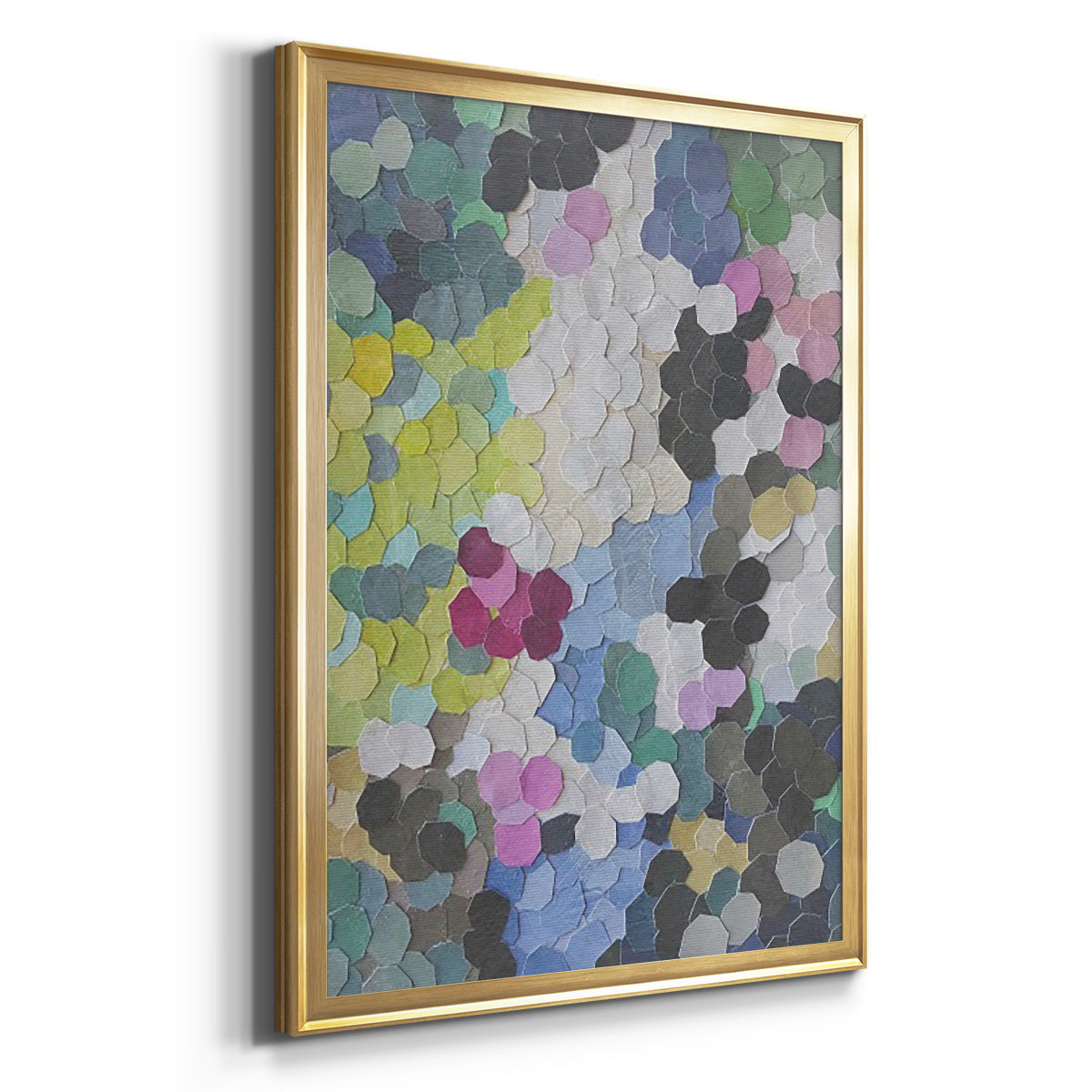 Walking through Waddesdon Gardens - Modern Framed Canvas Print