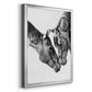 Equine Portrait VI - Modern Framed Canvas Print