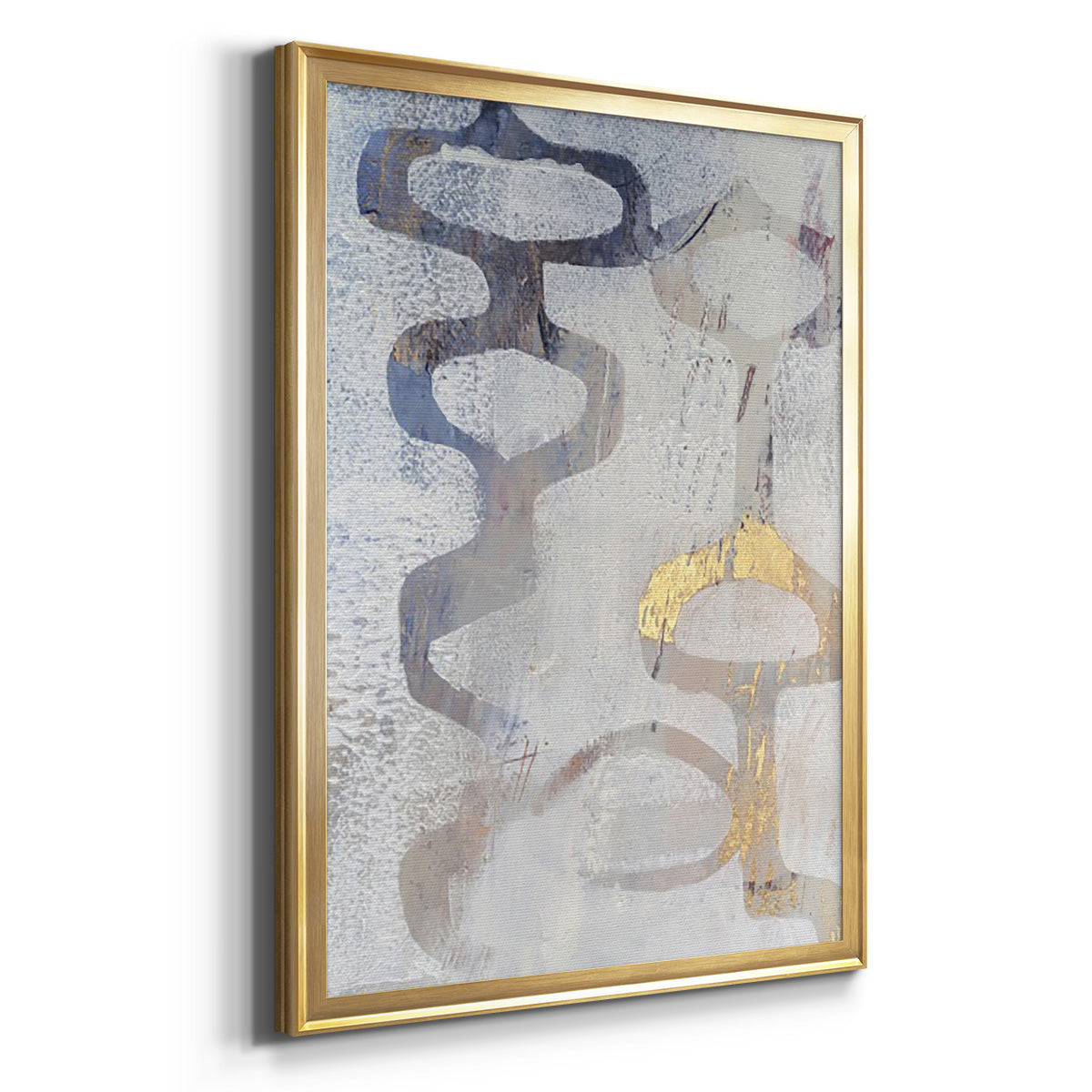 Linx I - Modern Framed Canvas Print