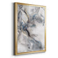 Marble Trance - Modern Framed Canvas Print