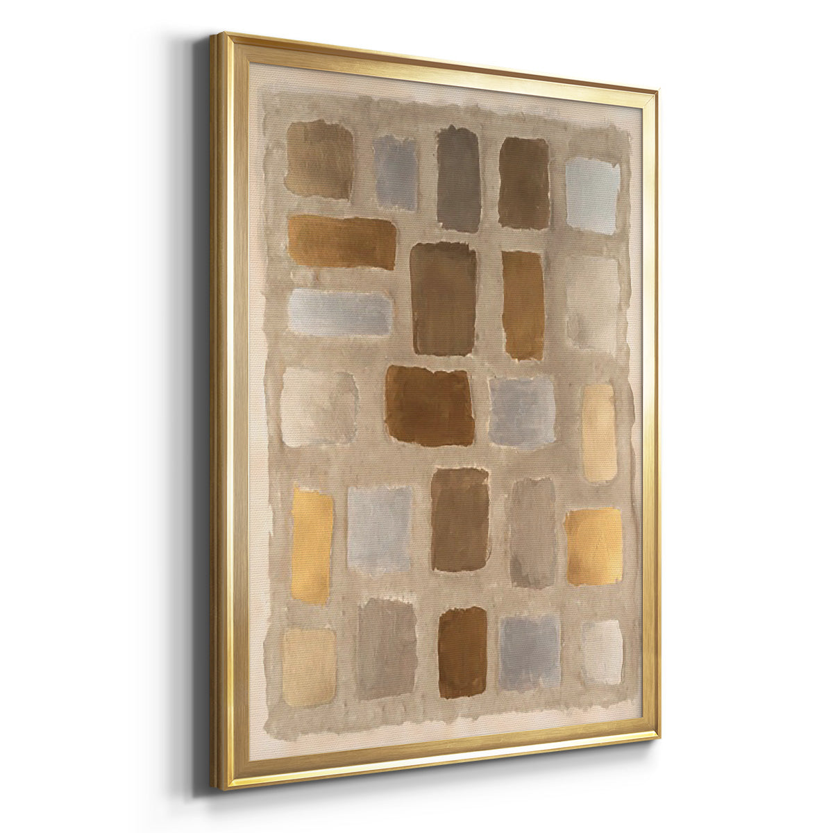 Sand Shaped I - Modern Framed Canvas Print