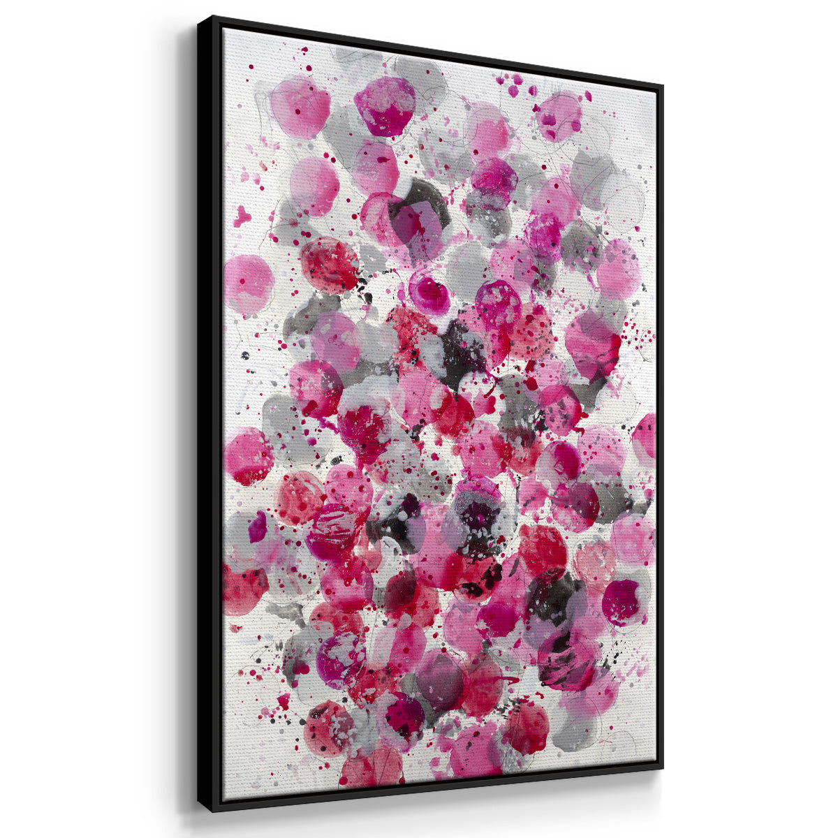 Bouquet - Framed Premium Gallery Wrapped Canvas L Frame - Ready to Hang