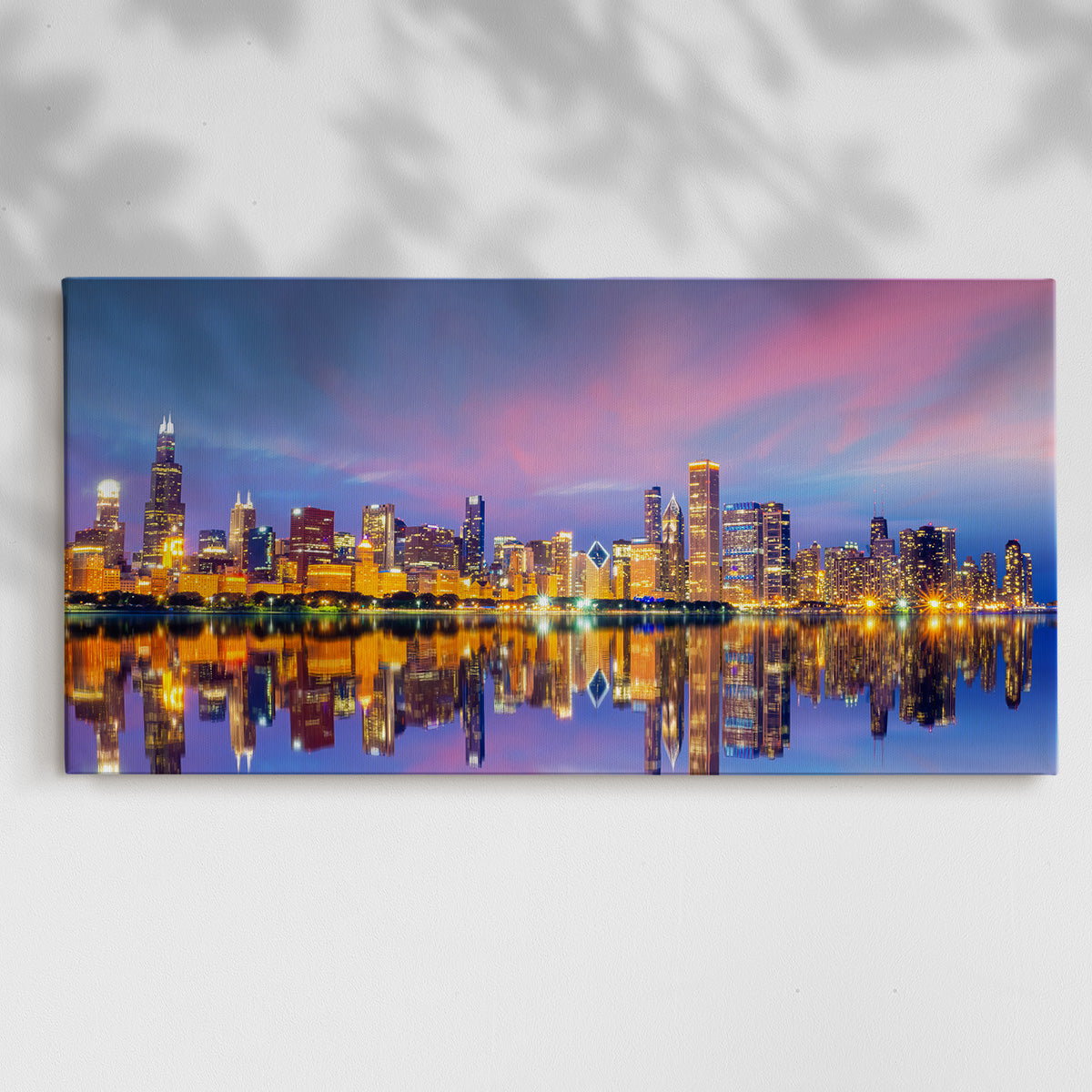 Downtown Chicago Skyline - Gallery Wrapped Canvas