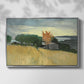 Fields of Wheat in Cagnes, 1918 - Floater Framed Canvas Print