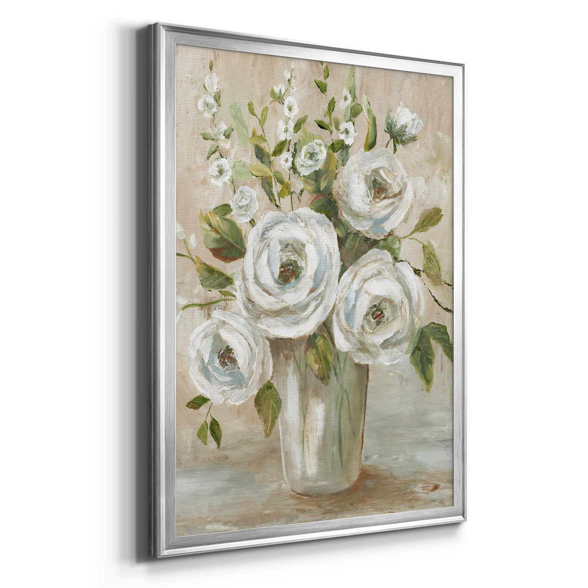 Astor Place - Modern Framed Canvas Print