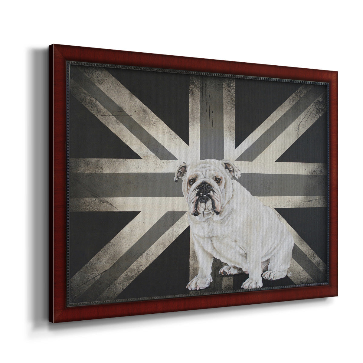 Best of British B&W Premium Framed Canvas- Ready to Hang