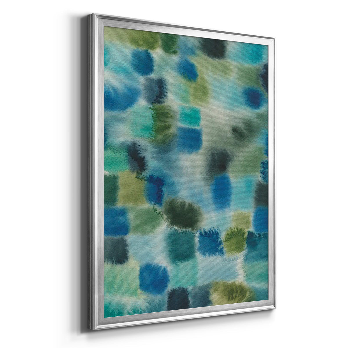 Earthy Plexus I - Modern Framed Canvas Print