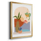 Paper Scene II - Modern Framed Canvas Print