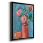 Rosa Blooms II - Modern Framed Canvas Print