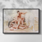 The Abduction, 1920 - Floater Framed Canvas Print