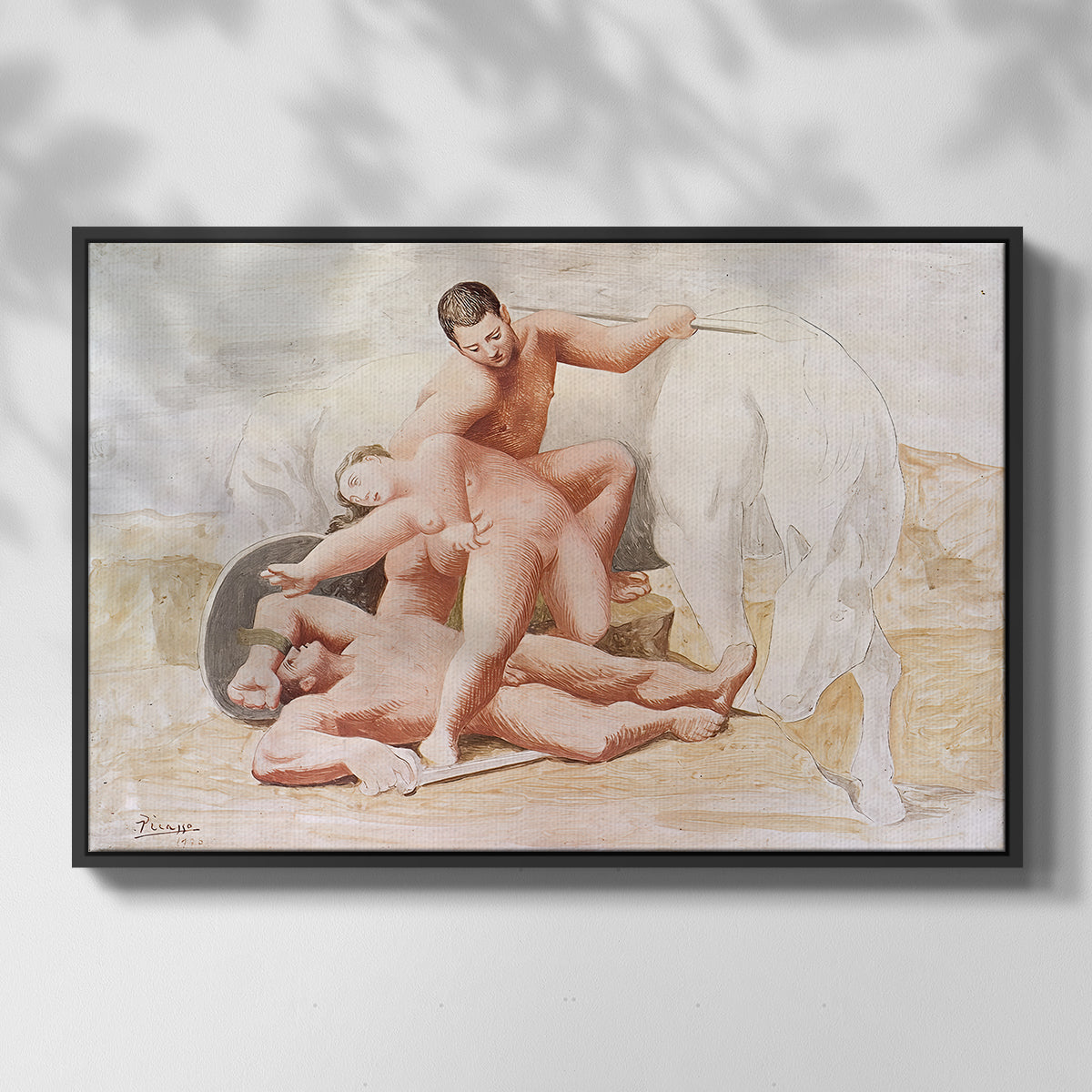 The Abduction, 1920 - Floater Framed Canvas Print