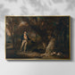 The Reverend Thomas Levett and Favourite Dogs, Cock-Shooting, 1811 - Floater Framed Canvas Print