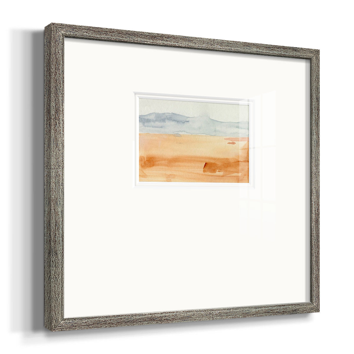 Ash Blue Horizon II Premium Framed Print Double Matboard