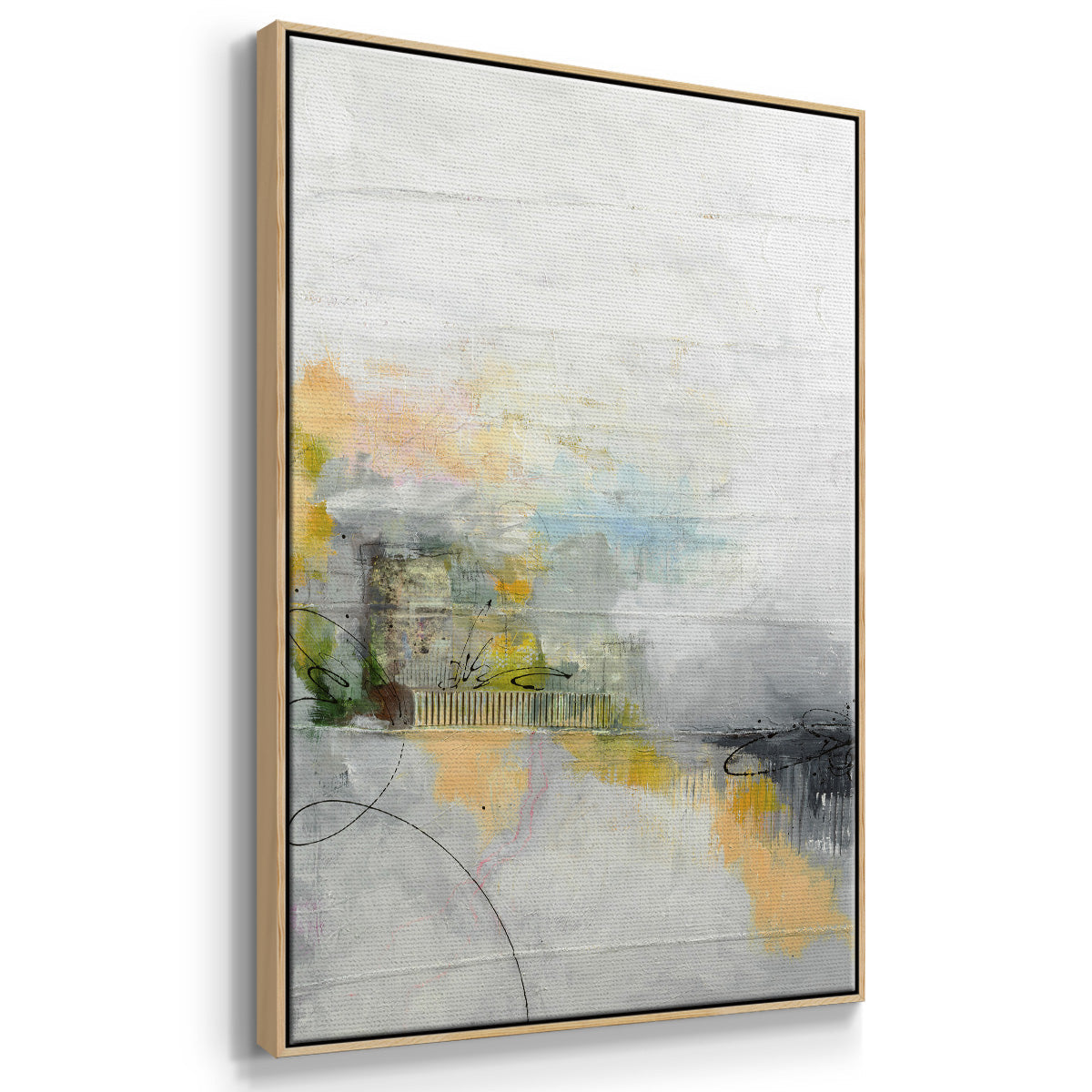 A Place Of My Own - Floater Framed Canvas Print
