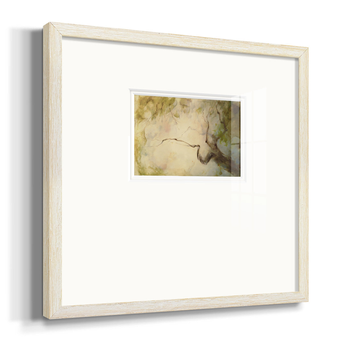 Verdant April- Premium Framed Print Double Matboard