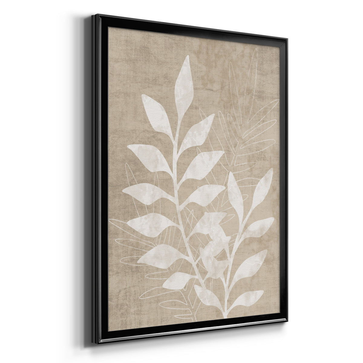 Foliage Retreat I - Modern Framed Canvas Print