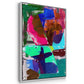 Brights Strokes I - Floater Framed Canvas Set