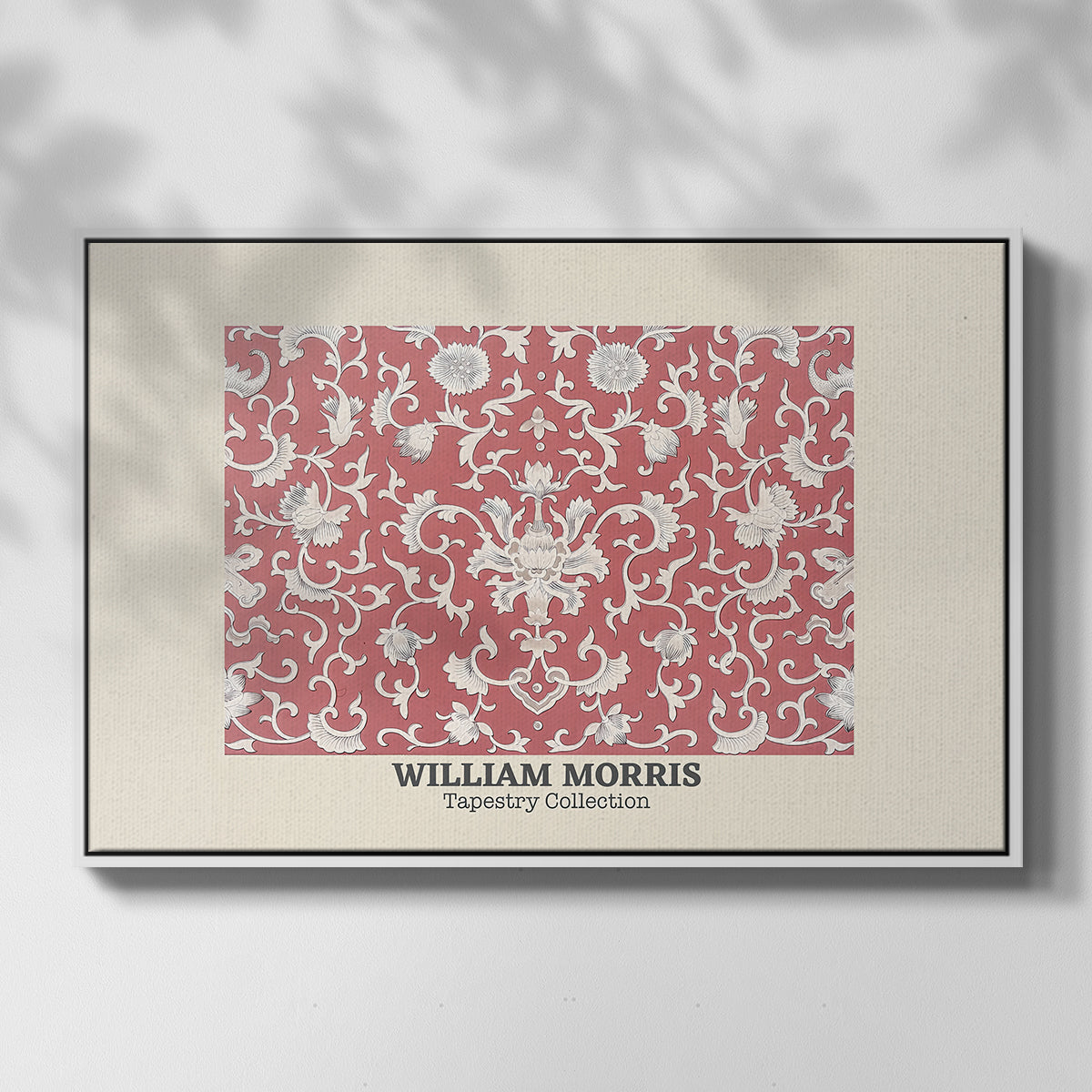 Examples of Chinese Ornament, Pl. XCV (Morris Inspired), 1867 - Floater Framed Canvas Print