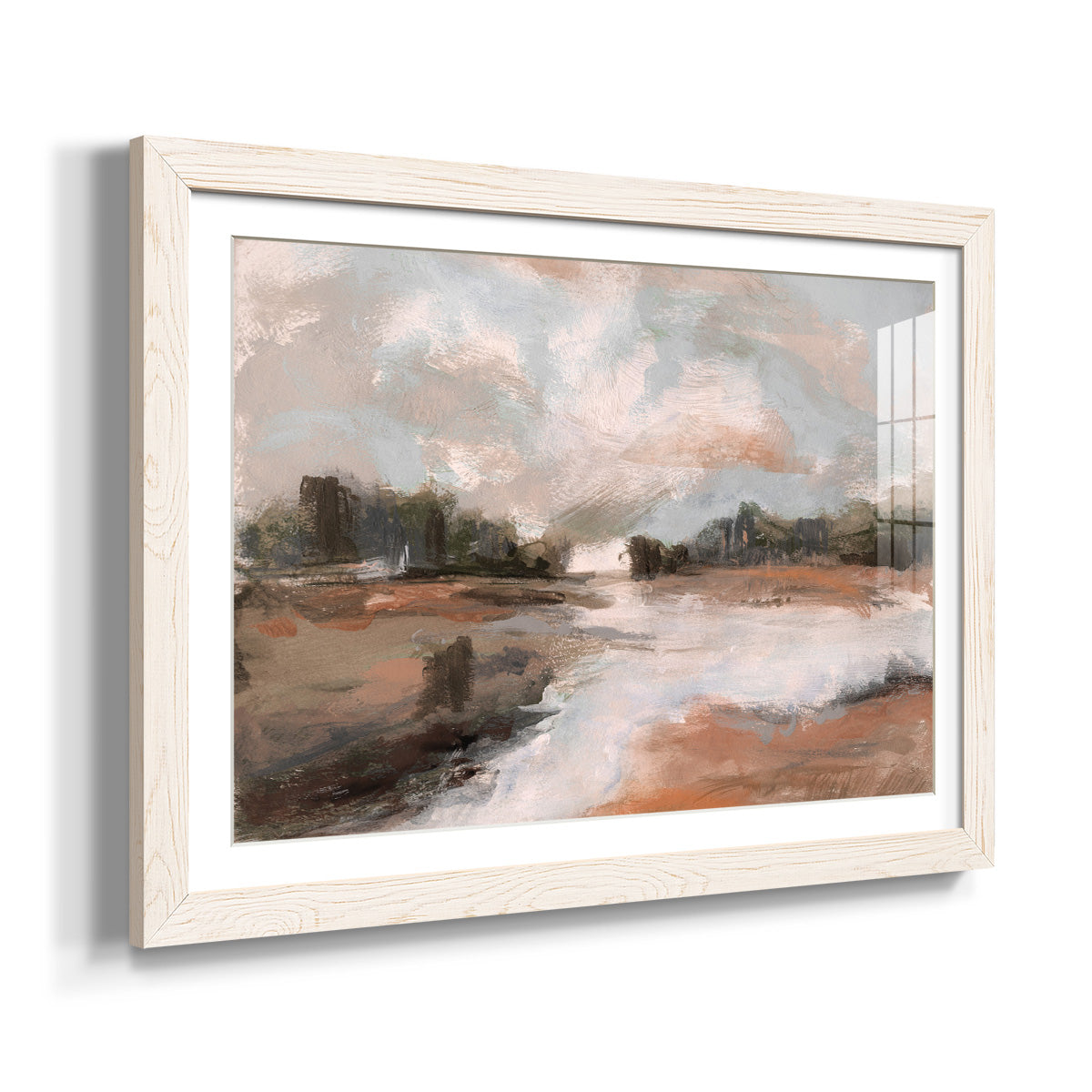 South Pond - Barnwood Framed Art Print