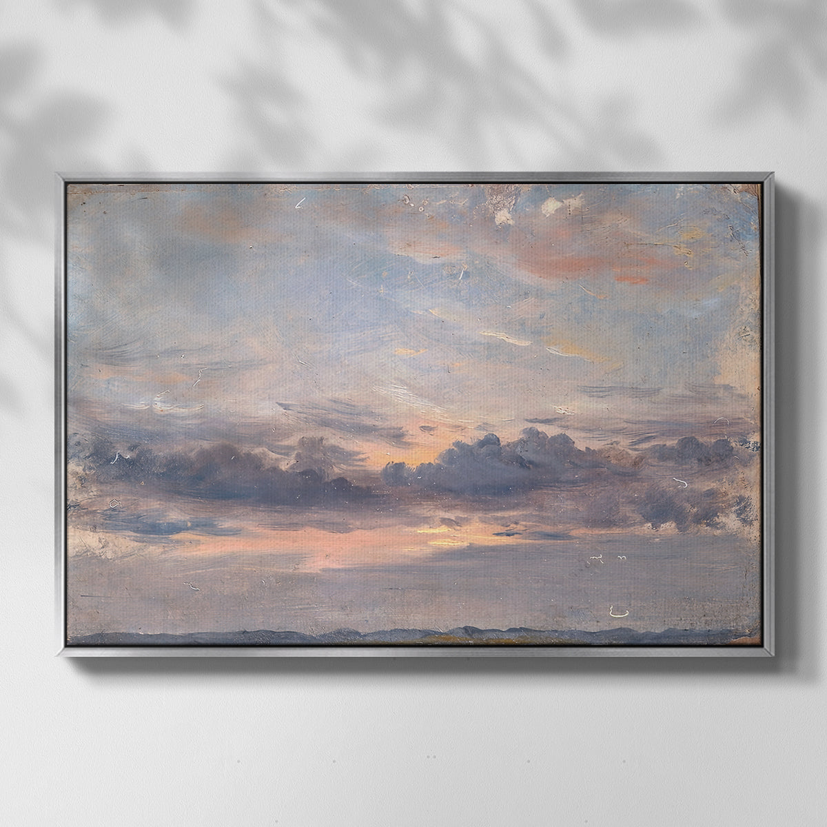 A Cloud Study, Sunset, c. 1821-1822 - Floater Framed Canvas Print