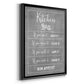 Bon Appetit - Modern Framed Canvas Print