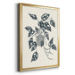 Growing Leaves I - Modern Framed Canvas Print