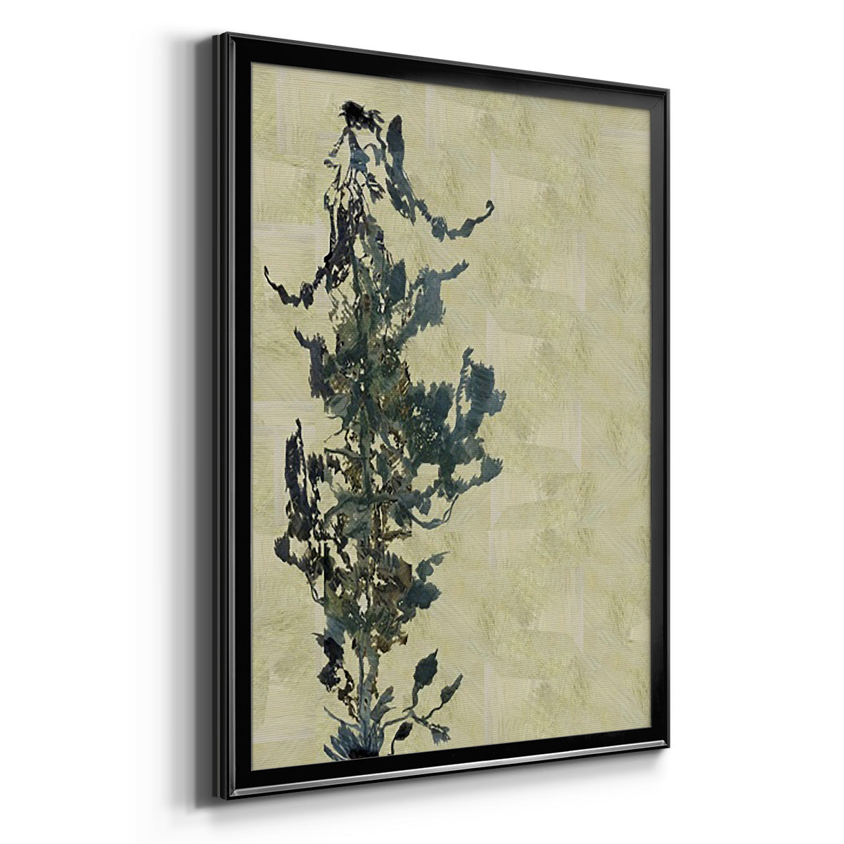 Chinoiserie 2 Tan II - Modern Framed Canvas Print