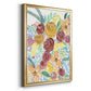 Flower Carousel II - Modern Framed Canvas Print