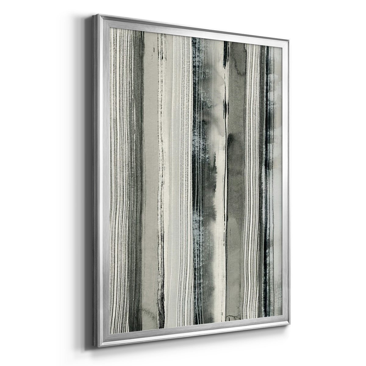 Differing Parallels I - Modern Framed Canvas Print