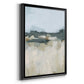 Brushstroke Badlands I - Modern Framed Canvas Print