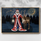 Celestial Christmas Collection A - Framed Gallery Wrapped Canvas in Floating Frame