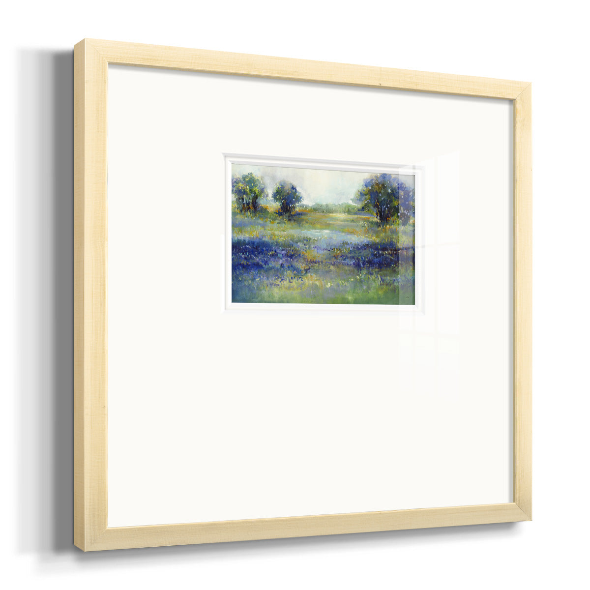 Wildflower View Premium Framed Print Double Matboard