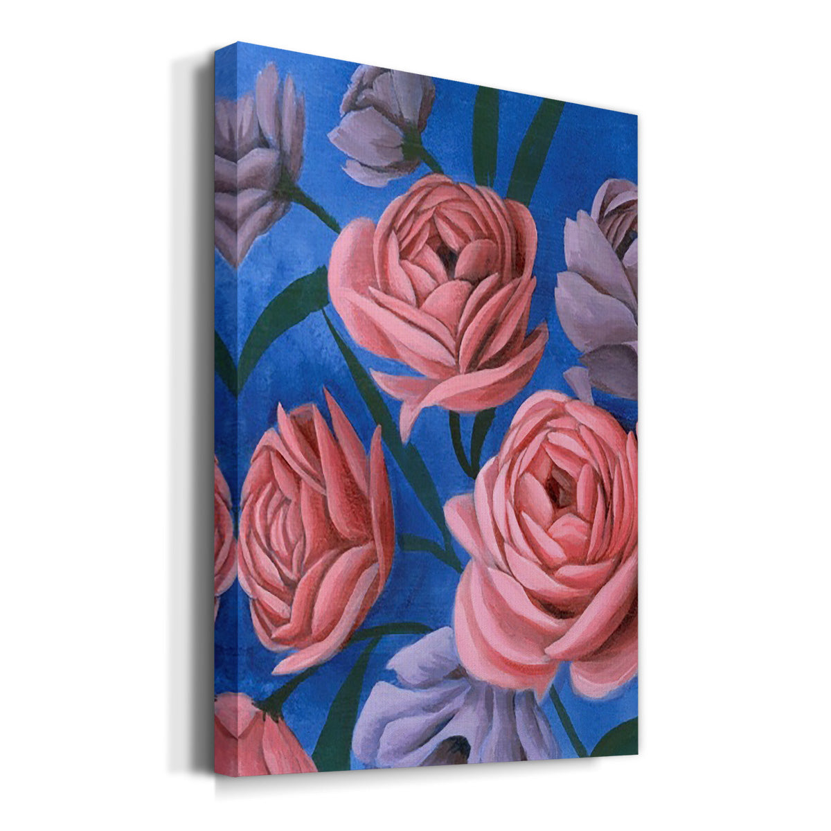 Layered Petals I - Canvas Art Print