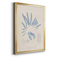 Blue Marine Algae II - Modern Framed Canvas Print