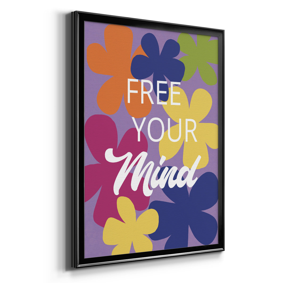 Free Your Mind - Modern Framed Canvas Print
