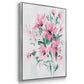 Posy Blooms I - Framed Premium Gallery Wrapped Canvas L Frame 3 Piece Set - Ready to Hang