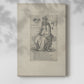 Canvas art print of a classical illustration with etched texture and balanced form with a soft shadow on a white background.