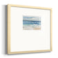 Ocean Waves I Premium Framed Print Double Matboard