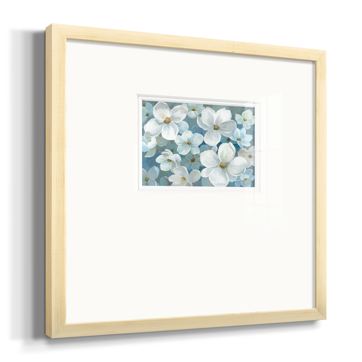 White Expression Premium Framed Print Double Matboard