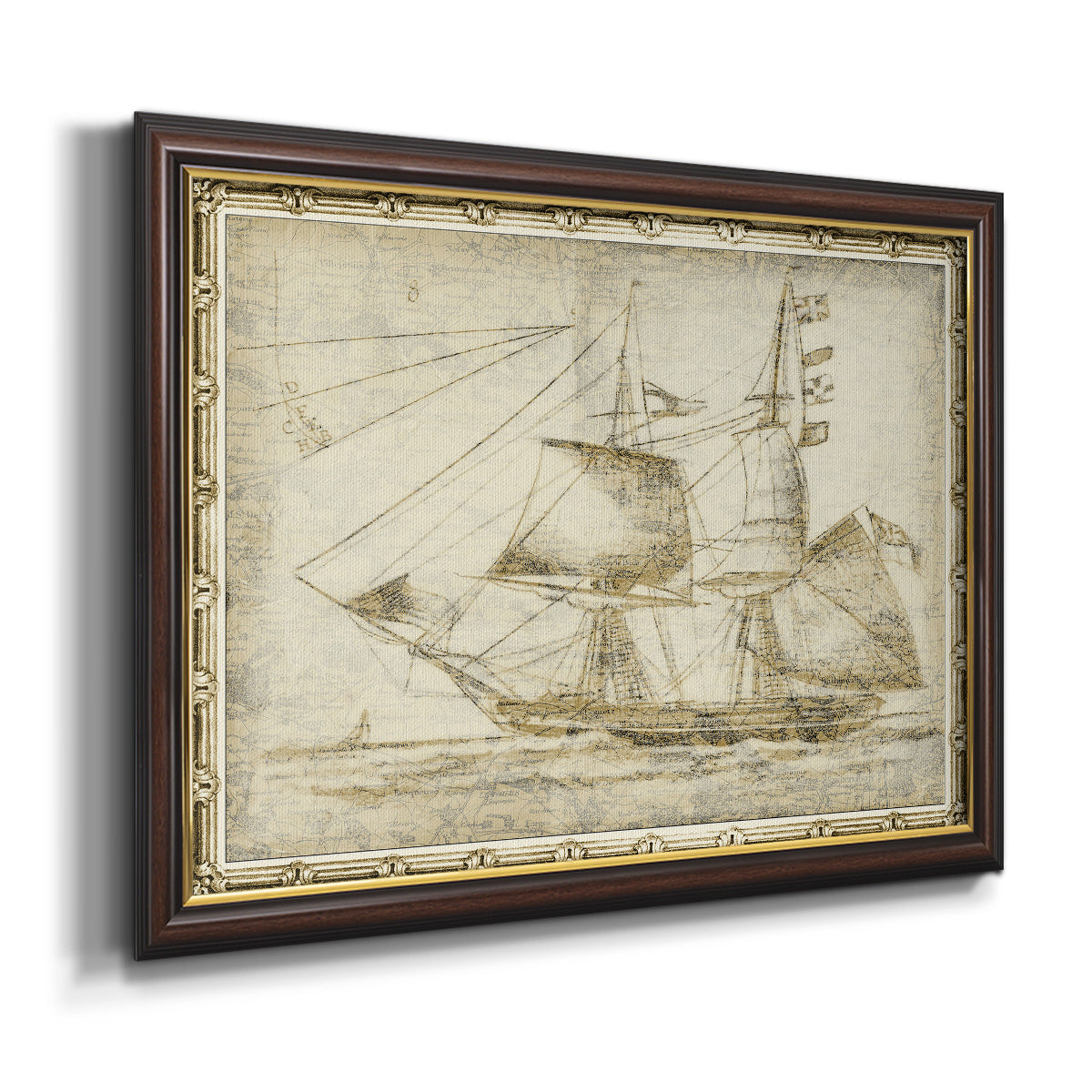 Ghost Ship II Premium Framed Canvas- Ready to Hang