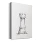 Chess Piece Study V Premium Gallery Wrapped Canvas - Ready to Hang